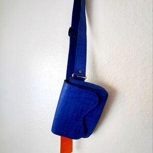 Sarep + Rose, blue belt bag